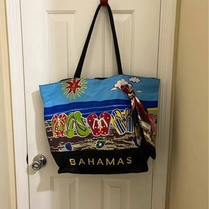 Large Bahamas beach tote